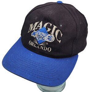 Vintage Orlando Magic Snapback Hat NBA Logo Signature Series  One Size Fits All